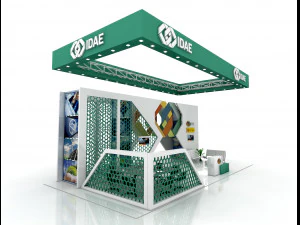 exhibition stand 12x6 3D Model