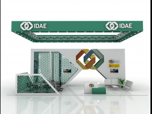 exhibition stand 12x6 3D Model