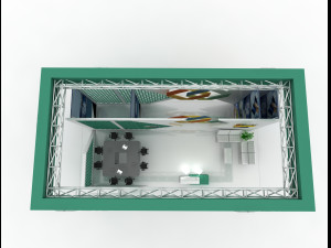 exhibition stand 12x6 3D Model