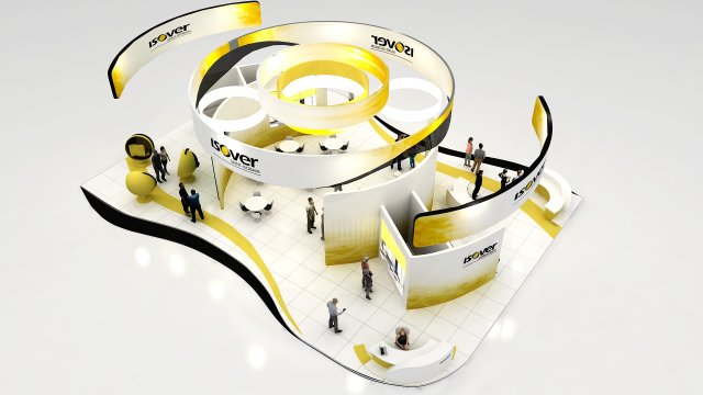 exhibition stand 20x12 3D 模型 .c4d .max .obj .3ds .fbx .stl .blend 