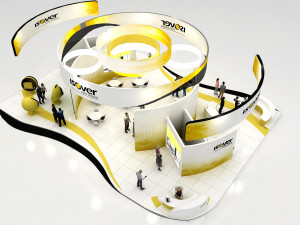 exhibition stand 20x12 3D Model