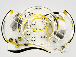 exhibition stand 20x12 3D 模型