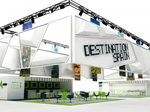 exhibition stand 25x12 3D Model