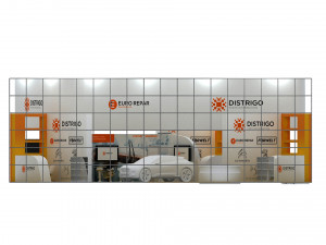 exhibition stand 3D 모델