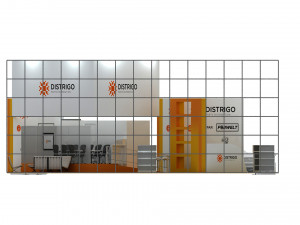 exhibition stand 3D 모델