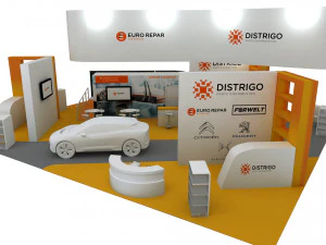 виставковий стенд 3D Модель