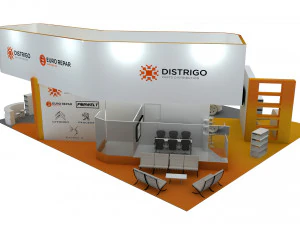 exhibition stand 3D Model