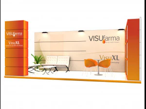 exhibition stand 6x3 3D Model