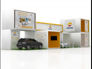 exhibition stand 3D 模型