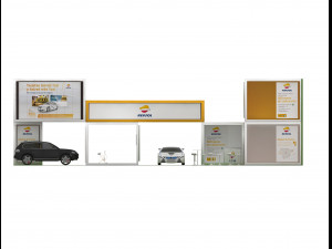 exhibition stand 3D 模型