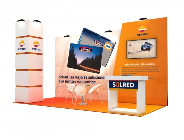 exhibition stand 3D Model .c4d .max .obj .3ds .fbx .stl .blend 