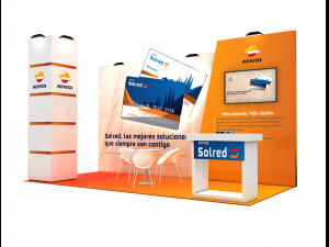 exhibition stand Modelo 3D