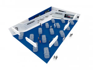 exhibition stand 3D Model