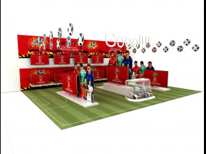 Messestand 3D Modell