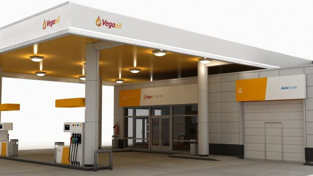 oil shop 3D Model .c4d .max .obj .3ds .fbx .stl .blend 