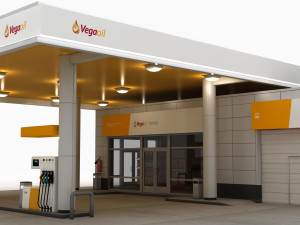 oil shop 3D Model