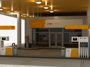 oil shop Modelo 3D