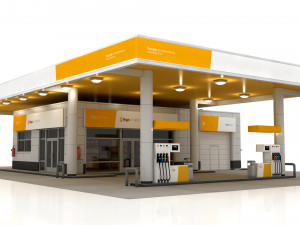 oil shop Modelo 3D