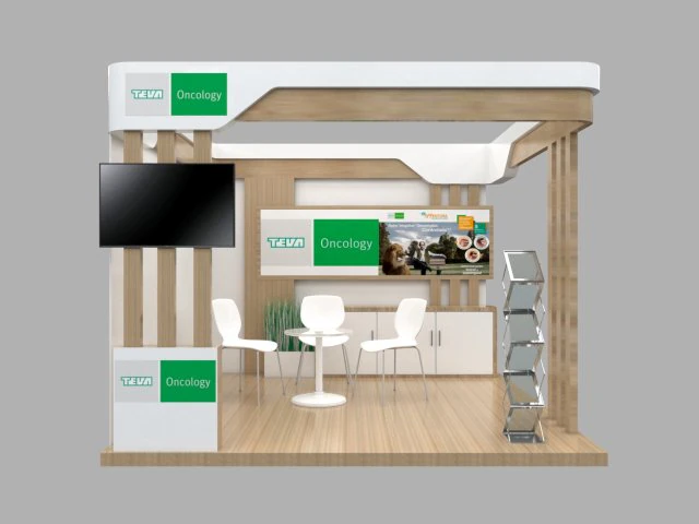 exhibition stand 3D Model .c4d .max .obj .3ds .fbx .stl .blend 