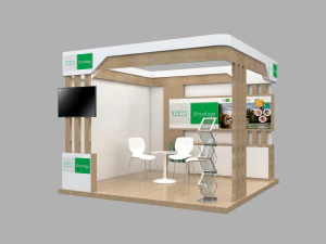 exhibition stand 3D Model