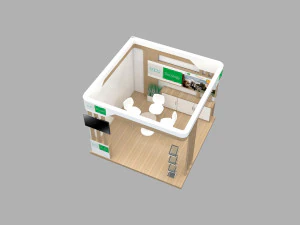 exhibition stand 3D Model
