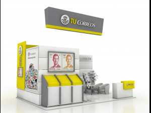 exhibition stand 3D Model