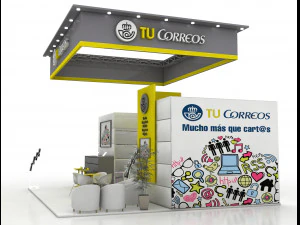 exhibition stand 3D Model