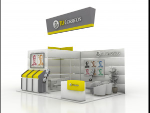 exhibition stand 3D Model