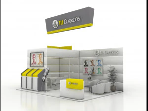 exhibition stand 3D Model
