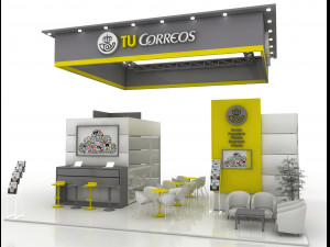 exhibition stand 3D Model