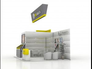 exhibition stand 3D Model
