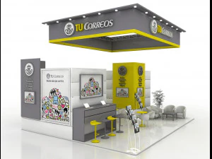 exhibition stand 3D Model