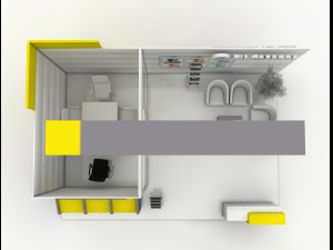 exhibition stand 3D Model
