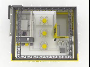 exhibition stand 3D Model