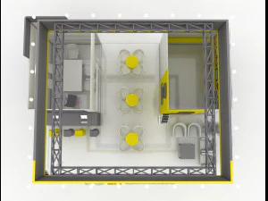 exhibition stand 3D Model
