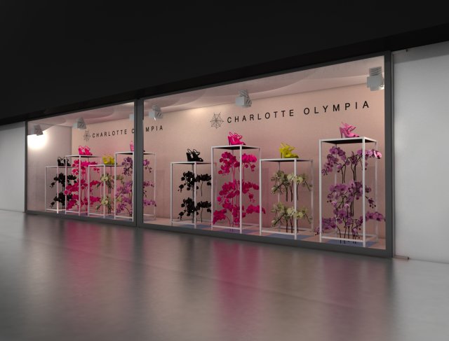 showcase shop 3D Model .c4d .max .obj .3ds .fbx .stl .blend 