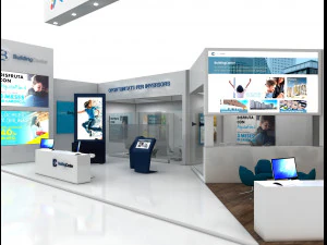 exhibition stand 3D Model