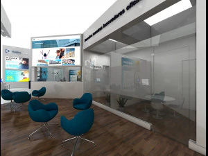 exhibition stand 3D Model