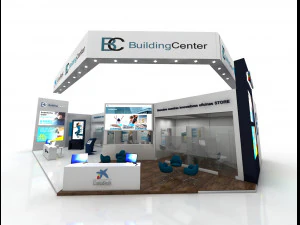 exhibition stand 3D Model