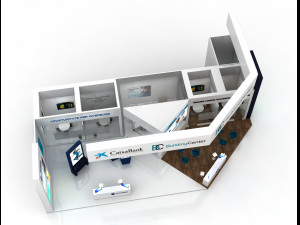 exhibition stand 3D 模型