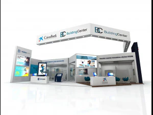 exhibition stand 3D Model