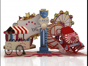 exhibition stand 3Dモデル