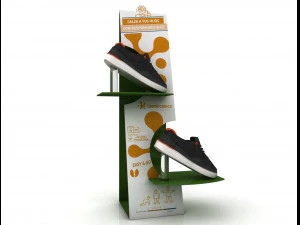 stand de exposici&oacute;n Modelo 3D