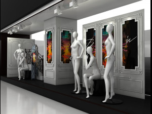 showcase shop 3D Model