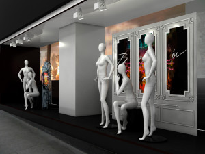 showcase shop Modelo 3D