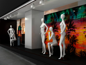 showcase shop Modelo 3D
