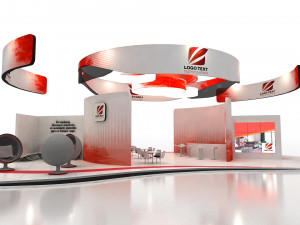 exhibition stand 20x12 3D 모델