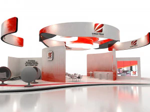 exhibition stand 20x12 3D Model