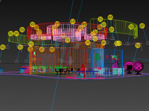 exhibition stand 20x12 3D 모델