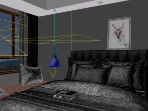 panorama nordic style family bedroom space 01 3D 模型